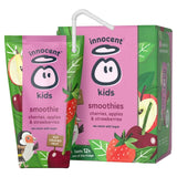 Innocent Kids cherries, strawberries & apples smoothies 4 x 150ml, UK version