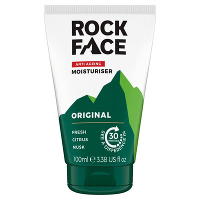 M&S Rock Face Original Citrus Fresh Anti-Ageing Face Moisturiser for Men 100ml- Buy online at McGrocer