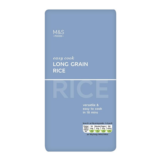 M&S Easy Cook Long Grain Rice 1kg, imported from the UK
