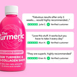 The Turmeric Co. Raw Turmeric & Collagen 420ml bottle - British product