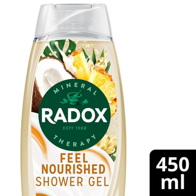 M&S Radox Feel Nourished Tropical Blends Shower Gel 450ml- Buy online at McGrocer