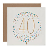 M&S M&S 40th Birthday Card 15cm x 15cm- Buy online at McGrocer