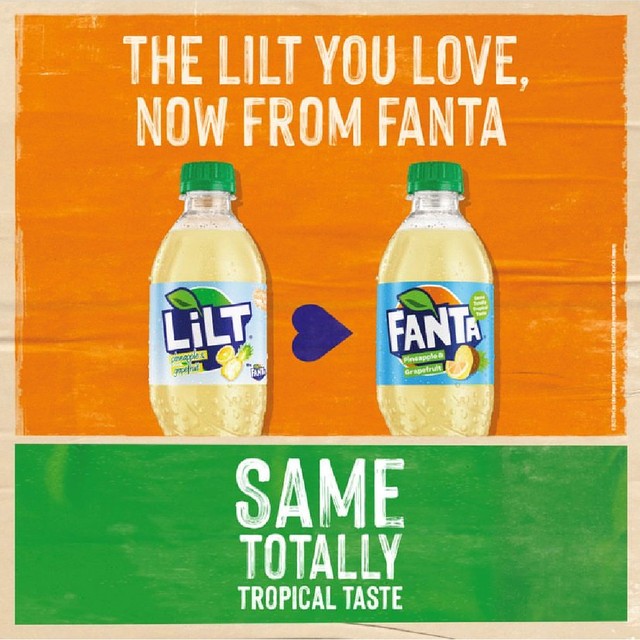 Fanta pineapple & grapefruit sparkling soft drink 500ml - British product