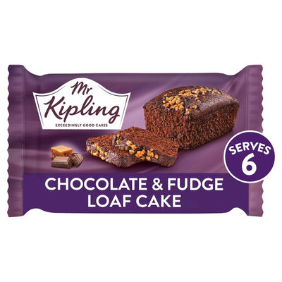 M&S Mr Kipling Indulgent Chocolate & Fudge Loaf Cake- Buy online at McGrocer
