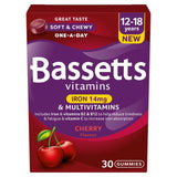 Bassetts Cherry Iron & Multivitamin Pastilles 30 Pack - British product
