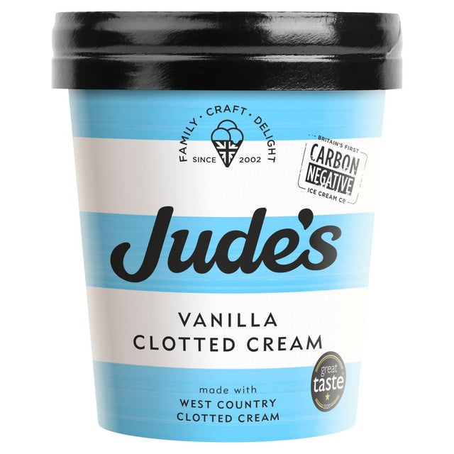 Jude's Vanille Clotted Cream Eis 460ml, UK-Version