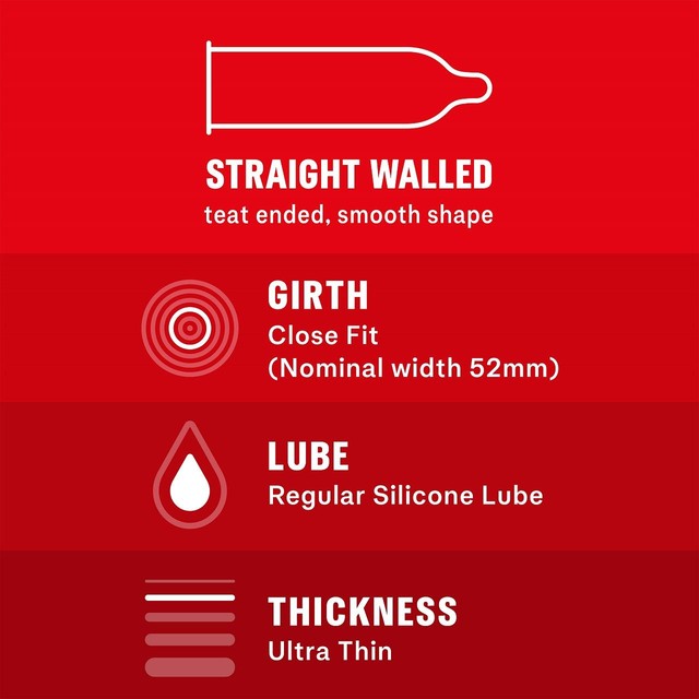 Durex Thin Feel Ultra Thin Condoms 12 Pack - British product
