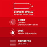 Durex Thin Feel Ultra Thin Condoms 12 Pack - British product