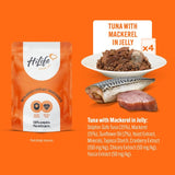 HiLife wet cat food tuna and mackerel in jelly 8 x 70g, UK version