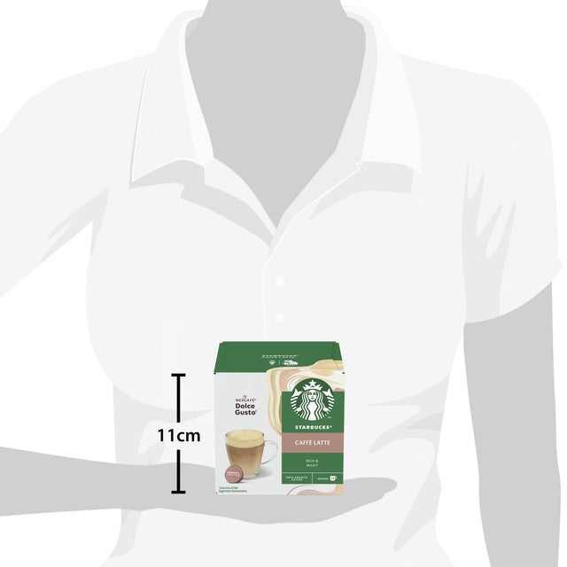 Starbucks Caffe Latte coffee pods 12 pack (British brand)