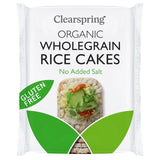 Clearspring organic rice cakes no added salt 130g - British product