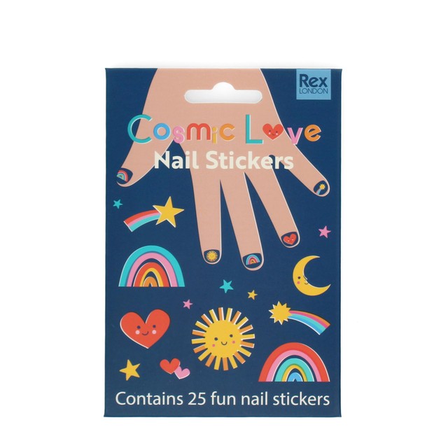 Rex London nail stickers Cosmic Love (British brand)