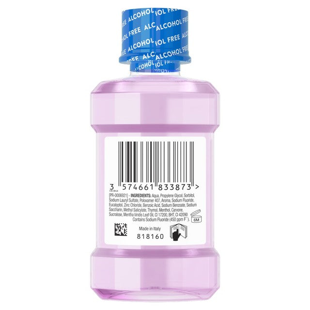 Listerine mild mint alcohol free mouthwash 80ml, UK version