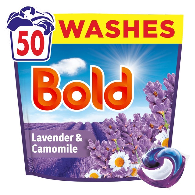 Bold Lavender & Camomile laundry pods 50 washes - British product