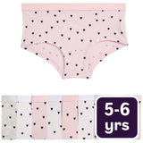M&S heart print shorts multi 5-6Y, imported from the UK