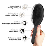 Tangle Teezer hairbrush black (British brand)