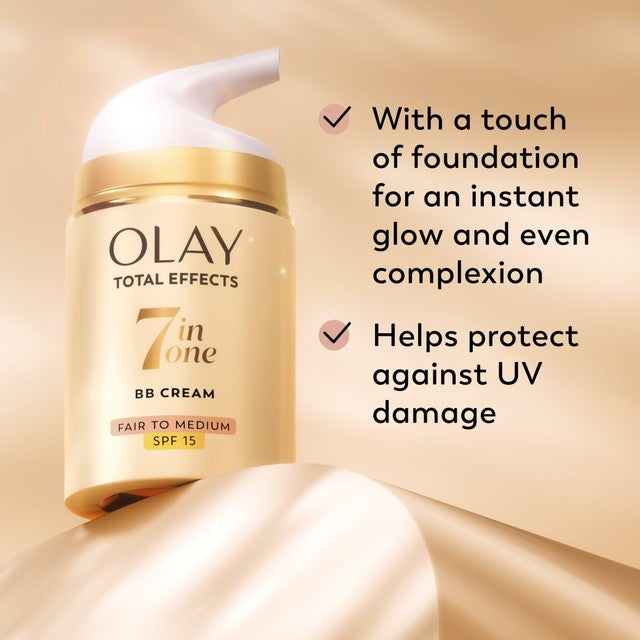 Olay BB cream Fair to Medium 50ml, imported from the UK