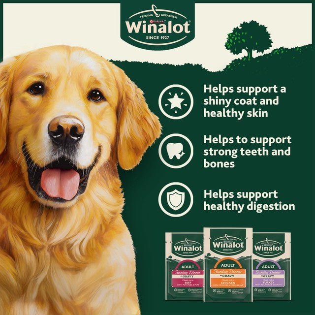 Winalot Sunday Dinner wet dog food, UK version