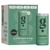 M&S G Spot Soothe Scarlet Apple and Sage Sparkling Functional Drink 250ml Pack of 4- Buy online at McGrocer