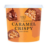M&S M&S Caramel Crispy Mini Bites Chocolate Snack 195g- Buy online at McGrocer
