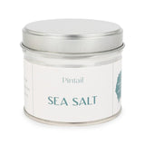 Pintail sea salt tin candle 225g, imported from the UK