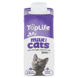 TopLife lactose reduced cows milk for cats 200ml (British brand)