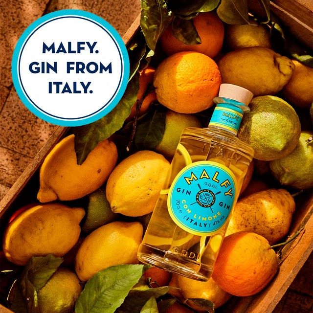 Malfy Gin Con Limone Lemon 70cl, imported from the UK