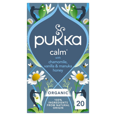 M&S Pukka Herbs Organic Chamomile, Vanilla & Manuka Honey Tea 20 Compostable Tea Bags- Buy online at McGrocer