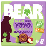 M&S Bear Giant Fruit Yoyos Apple & Blackcurrant Fruit Snack Bars 5 x 20g- Buy online at McGrocer