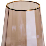M&S pearlescent pink wine glasses (British brand)