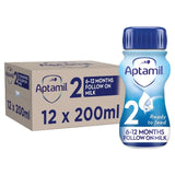 M&S Aptamil 2 Follow On Milk Ready to Feed 6-12 Months 12x200ml- Buy online at McGrocer