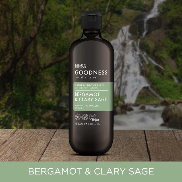 Baylis & Harding shower gel bergamot and clary sage 500ml - British product