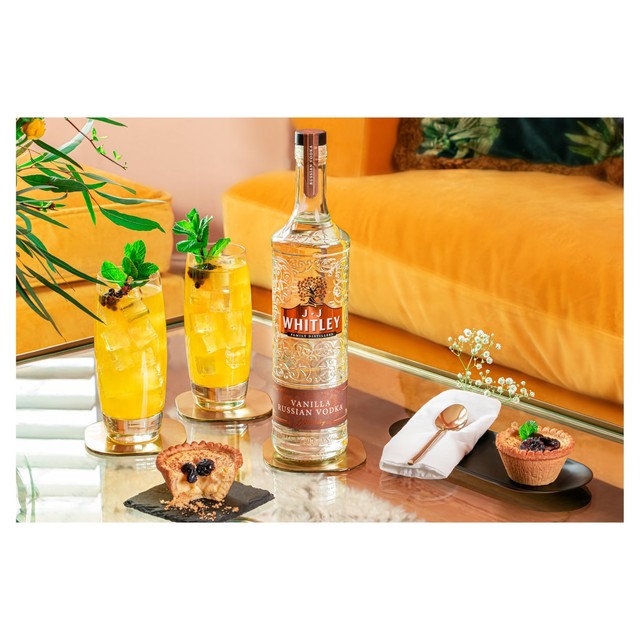 JJ Whitley vanilla vodka 70cl, UK version