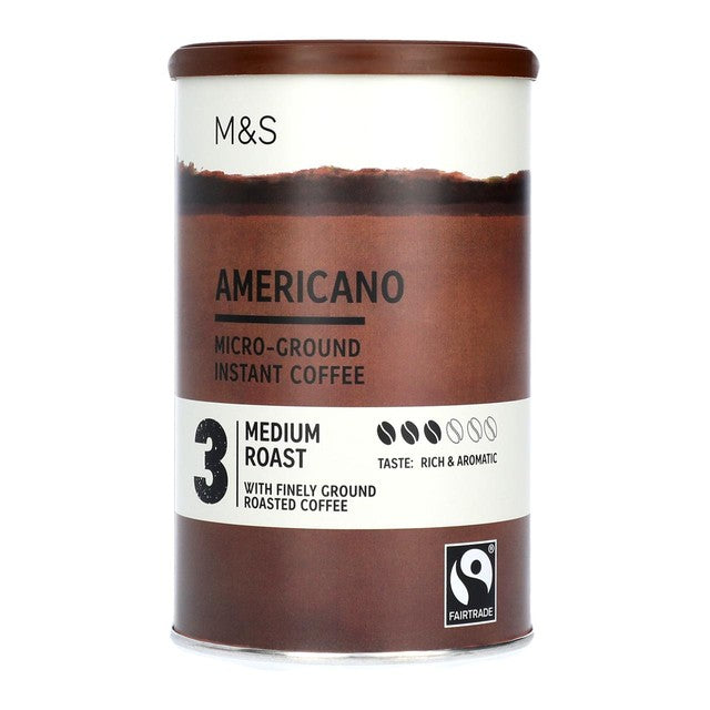 M&S Americano instant coffee 100g, imported from the UK