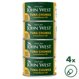 M&S John West Tuna Chunks in Sunflower Oil Canned Tuna Multipack 4 x 125g- Buy online at McGrocer