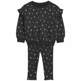 M&S floral sweat outfit grey 0-3 months, imported from the UK
