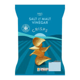 M&S sea salt and malt vinegar crisps 150g, imported from the UK