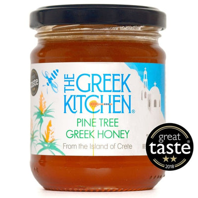 M&S Olive Branch Pine Tree Honey Greek Origin 250g- Buy online at McGrocer