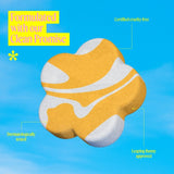 DAISE Soft Serve Vanilla Swirl bath bomb, imported from the UK