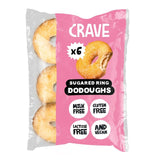 M&S Crave Free From 6 Sugared Ring Dodoughs Gluten-Free Vegan Doughnuts 215g- Buy online at McGrocer