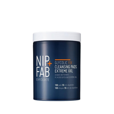M&S NIP+FAB Glycolic Fix Exfoliating Night Pads Extreme Supersize Facial Skincare 100 Pads- Buy online at McGrocer