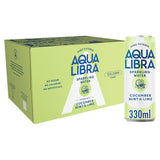 M&S Aqua Libra Cucumber Mint Lime Sparkling Water 12 x 330ml- Buy online at McGrocer
