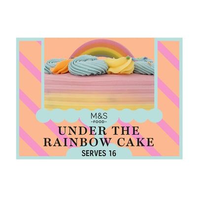 M&S Under The Rainbow Cake 1.25kg