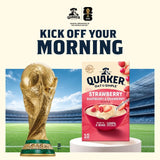 Quaker instant porridge sachets strawberry raspberry cranberry 10 sachets, imported from the UK