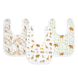 Aden+Anais baby snap bibs cotton muslin 3 pack - British product