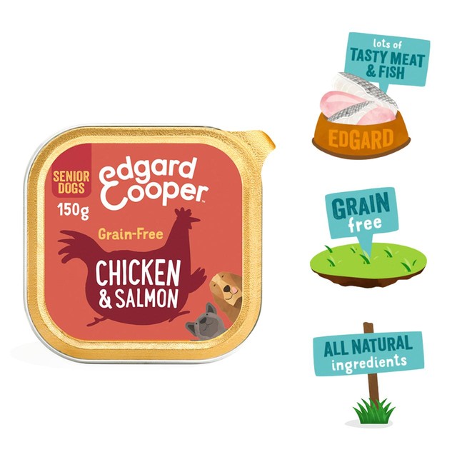 Edgard & Cooper senior dog food grain-free wet - British product