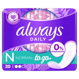 M&S Always Dailies Fresh Liners Normal Panty Liners 20 Count- Buy online at McGrocer