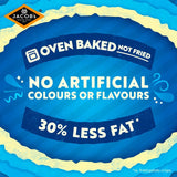 Jacob's Crinklys salt and vinegar baked snack biscuits multipack, UK version