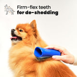 Tangle Teezer de-shedding brush for small dogs, imported from the UK