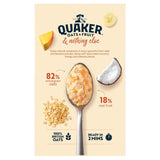 Quaker Exotic Fruits porridge sachets 33g, imported from the UK